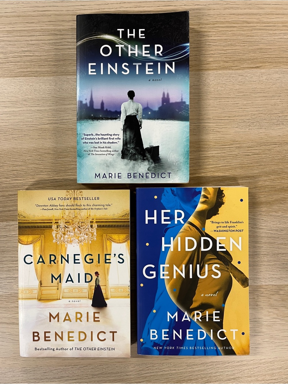 Marie Benedict Books Lot The Other Einstein Historical Fiction Novels Carnegie’s